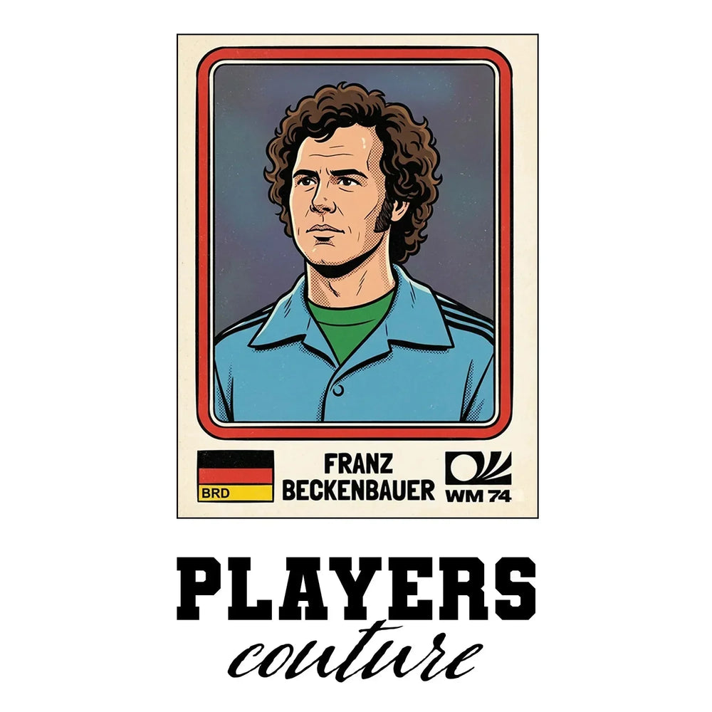 Franz Beckenbauer World Cup Sticker Men's Hoodie – franz beckenbauer white Players Couture design