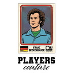 Franz Beckenbauer World Cup Sticker Men's Hoodie – franz beckenbauer white Players Couture design