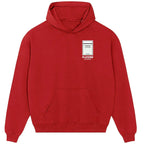 Fulham Monopoly Card hoodie – grey men's hoodie with black Fulham Monopoly Card letters and Players Couture logo on the chest