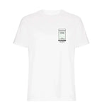 Fulham Monopoly Card t-shirt – navy men's t-shirt with white Fulham Monopoly Card letters and Players Couture logo on the