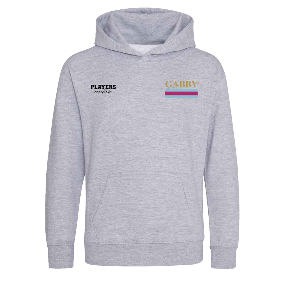 Gabby Agbonlahor Logo Players Couture Kids Hoodie Gray