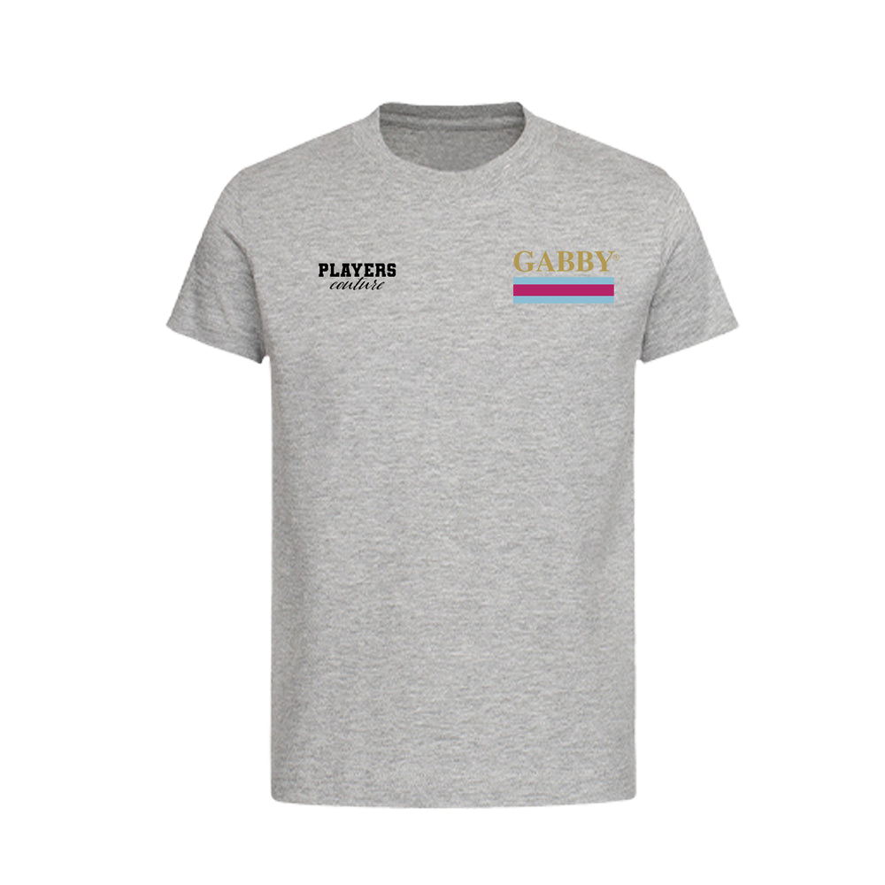 Gabby Agbonlahor Logo Players Couture Kids T-Shirt Gray