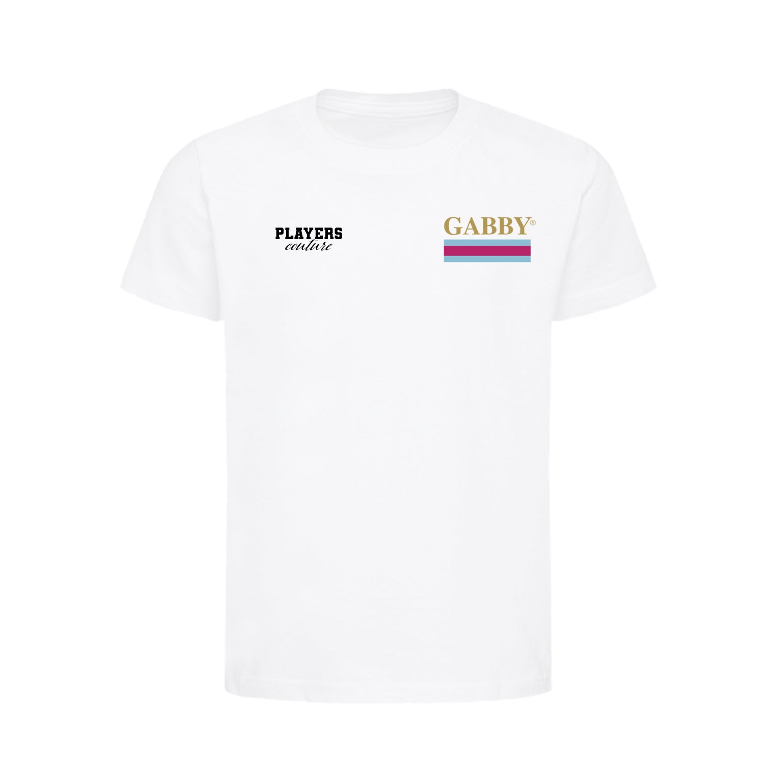 Gabby Agbonlahor Logo Players Couture Kids T-Shirt White