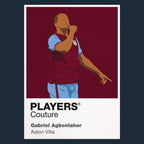 Gabriel Agbonlahor Aston Villa Icon Frame — art card and garment shots