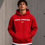 gabriel-agbonlahor name-print hoodie - red