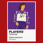 Gabriel Batistuta Fiorentina Away Icon Frame Men's T-Shirt