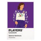 Gabriel Batistuta Fiorentina Away Icon Frame Men's T-Shirt