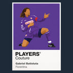 Gabriel Batistuta Fiorentina Icon Frame Men's Hoodie