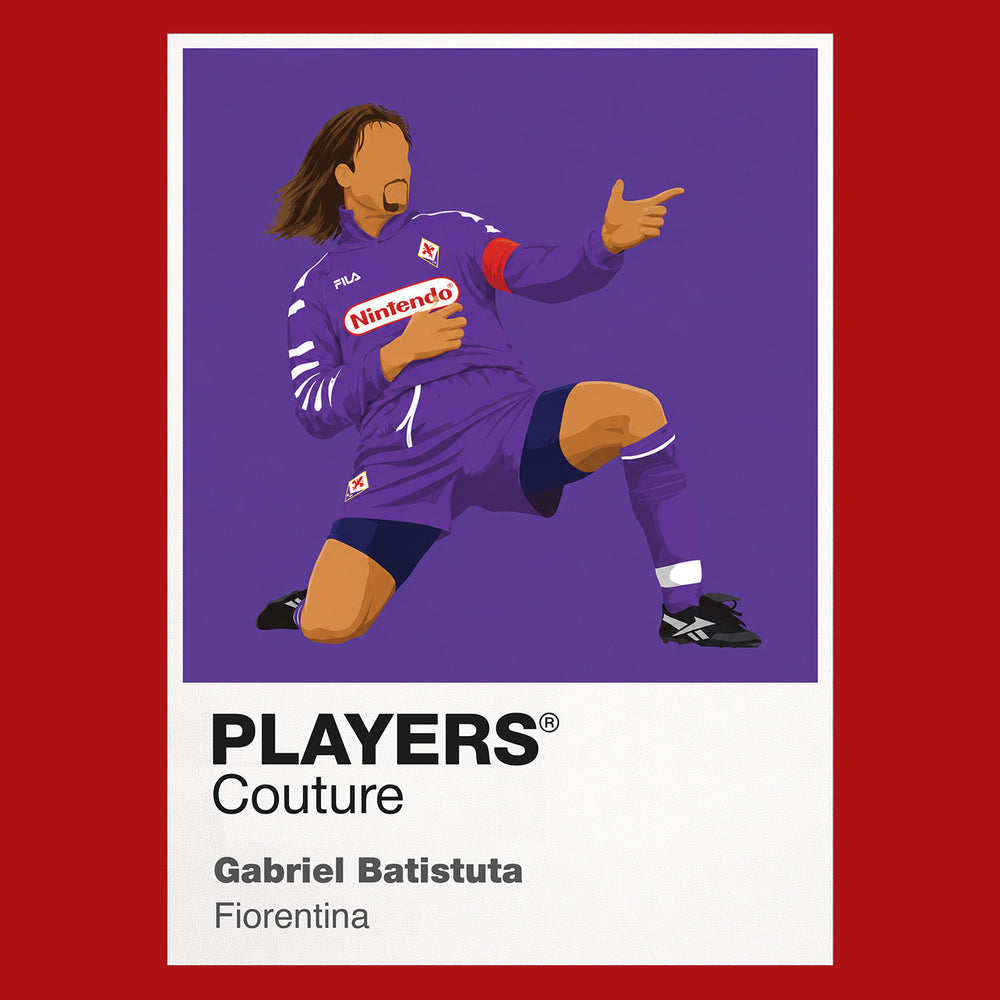 Gabriel Batistuta Fiorentina Icon Frame Men's Hoodie