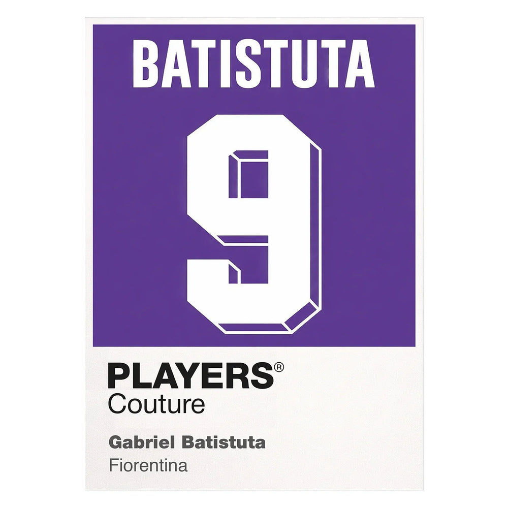 Gabriel Batistuta 9 Football Shirt Frame Men's Hoodie – white close-up detail shot of the Gabriel Batistuta 9 Football