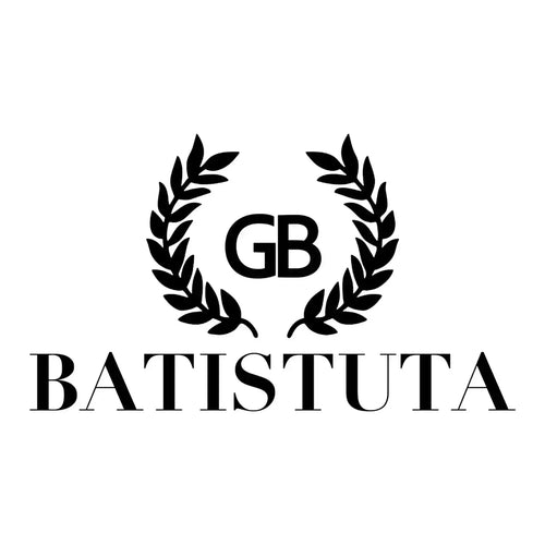 Gabriel Batistuta Logo Men's T-Shirt – white close-up detail shot of the Gabriel Batistuta Players Couture logo design