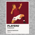 Gabriel Batistuta Roma Icon Frame — Gray