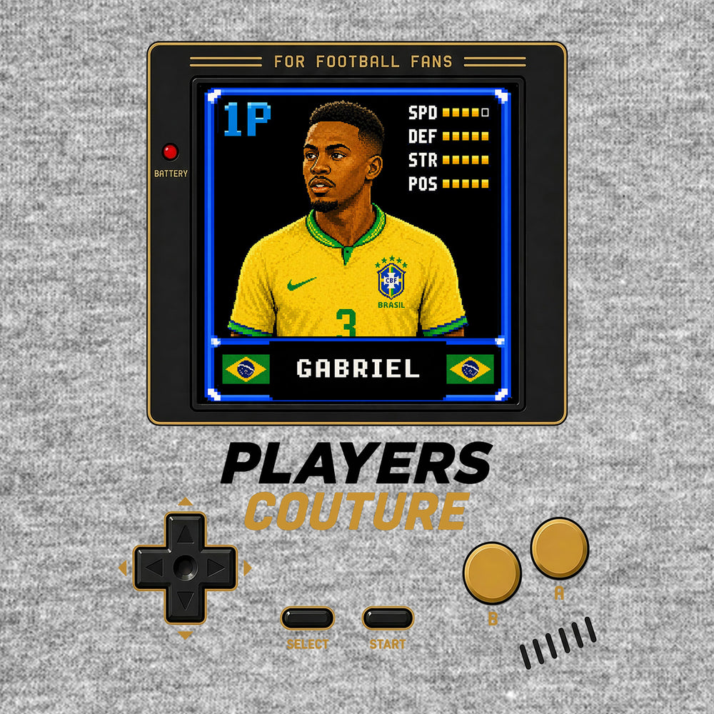 Gabriel Magalhaes Icon 1P 8-Bit Men's T-Shirt