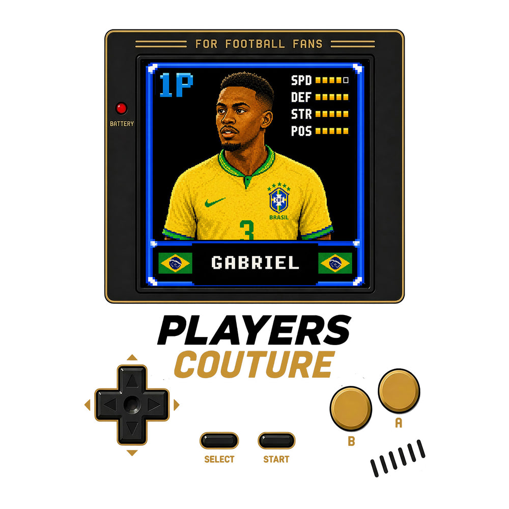 Gabriel Magalhaes Icon 1P 8-Bit Men's T-Shirt