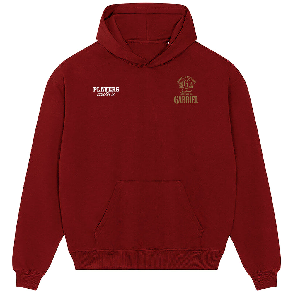 Gabriel Logo Players Couture Men's Casual Hoodie Red