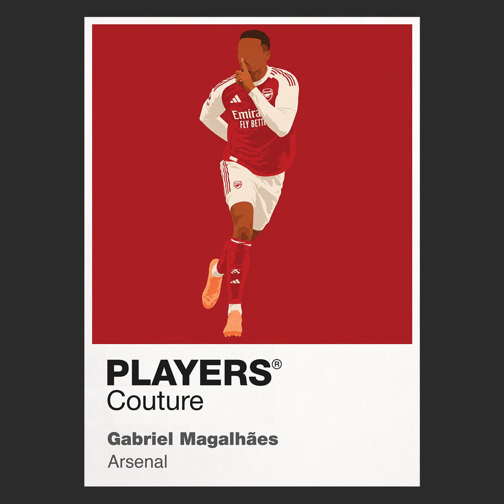 Gabriel Magalhaes Arsenal Icon Frame Men's T-Shirt – image 9