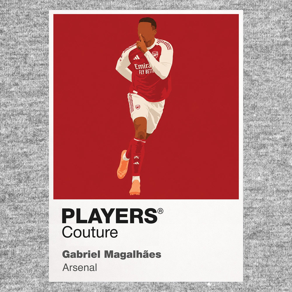 Gabriel Magalhaes Arsenal Icon Frame Men's Hoodie – image 6
