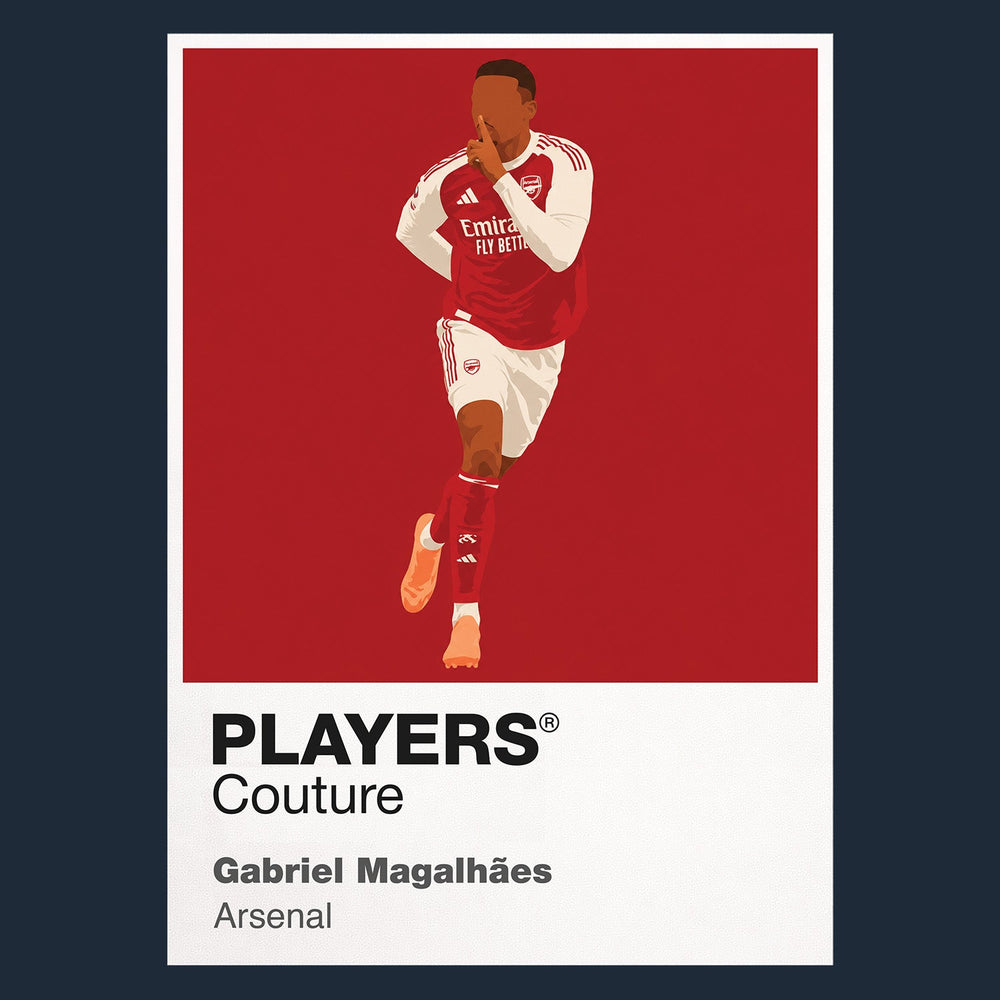 Gabriel Magalhaes Arsenal Icon Frame Men's Hoodie – image 1