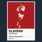 Gabriel Magalhaes Arsenal Icon Frame Men's Hoodie – image 1