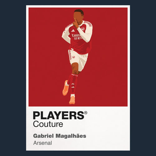 Gabriel Magalhaes Arsenal Icon Frame Men's Hoodie – image 1