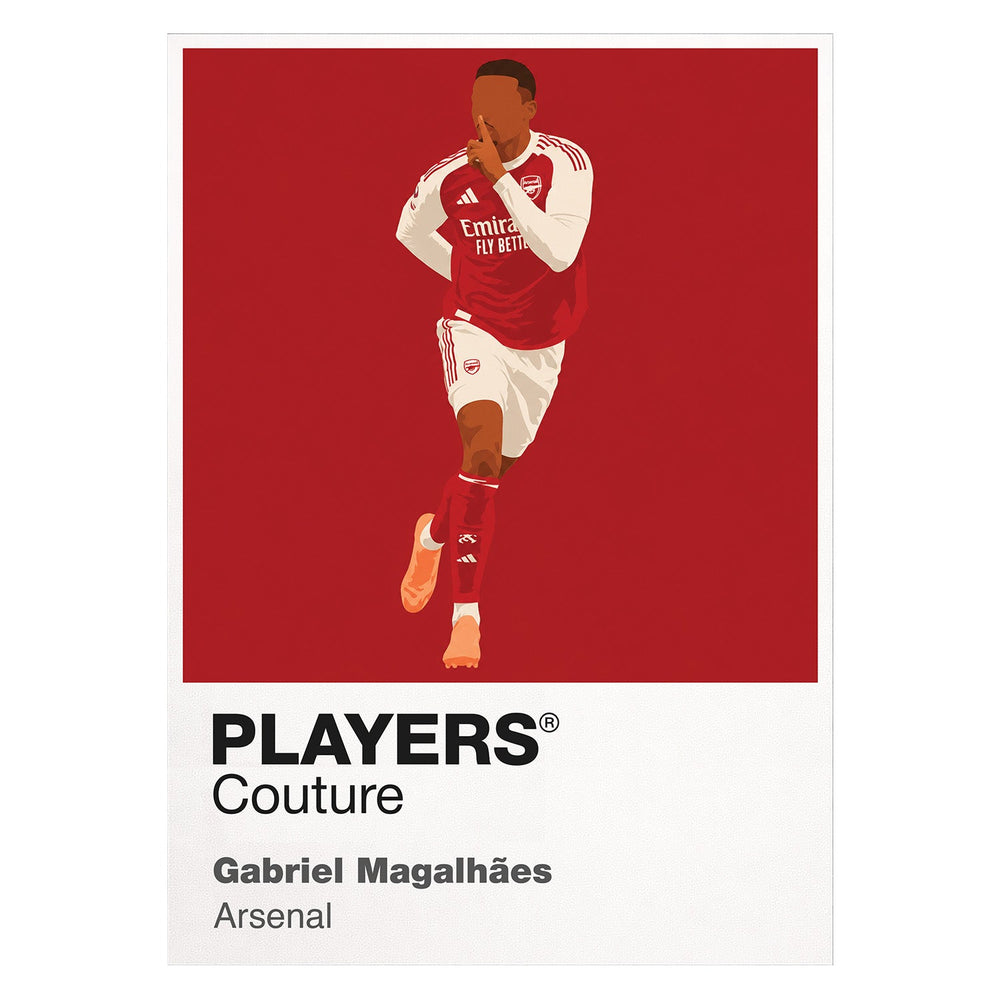 Gabriel Magalhaes Arsenal Icon Frame Men's Hoodie – image 8