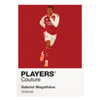 Gabriel Magalhaes Arsenal Icon Frame Men's T-Shirt – image 1
