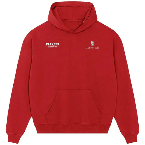 Gabriel Martinelli hoodie – red men's hoodie featuring the Gabriel Martinelli Players Couture logo