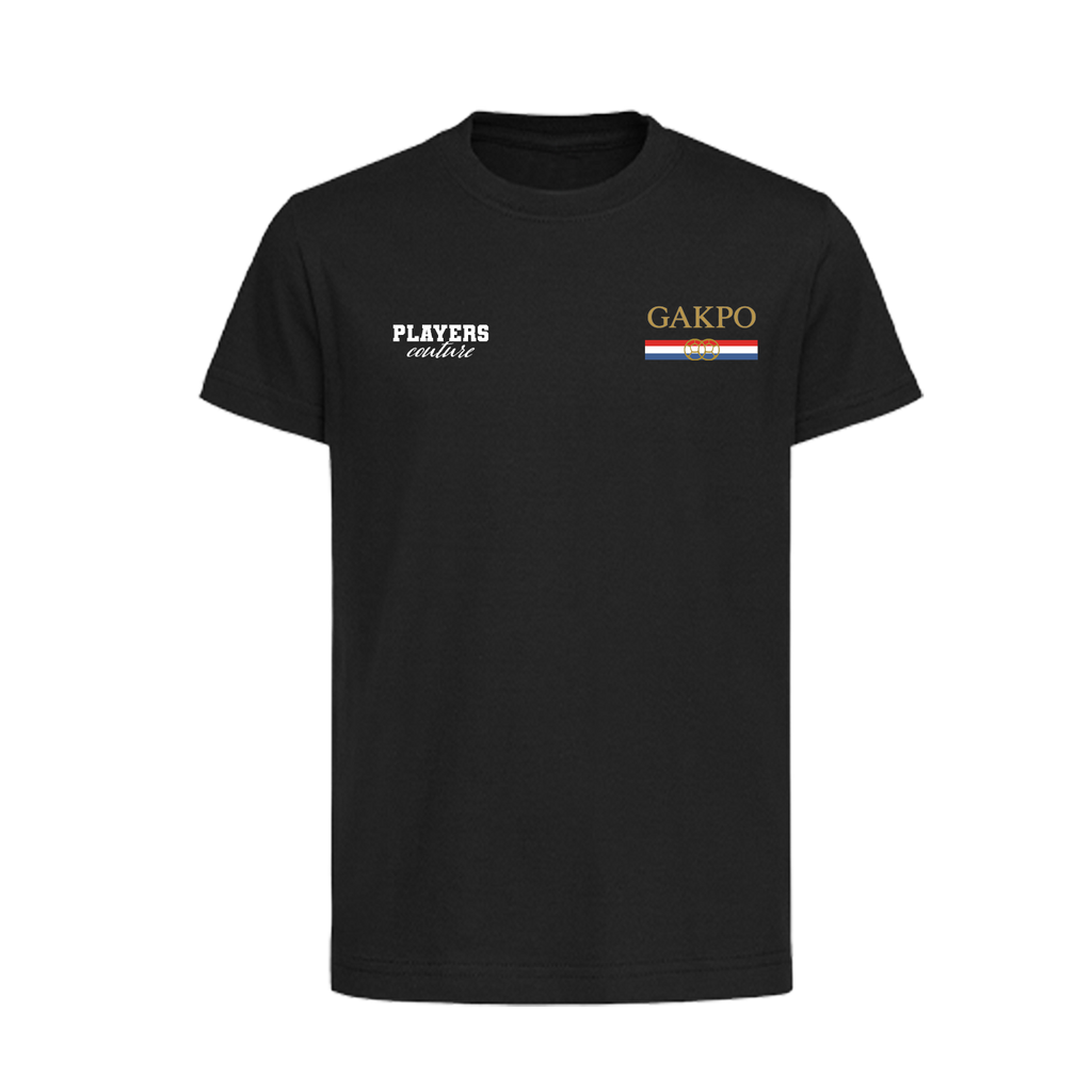 Cody Gakpo Logo 1 Players Couture Kids T-Shirt Black
