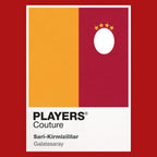 Galatasaray Classic Football Shirt Team Colours Frame Men's T-Shirt – red close-up detail shot of the Galatasaray Players