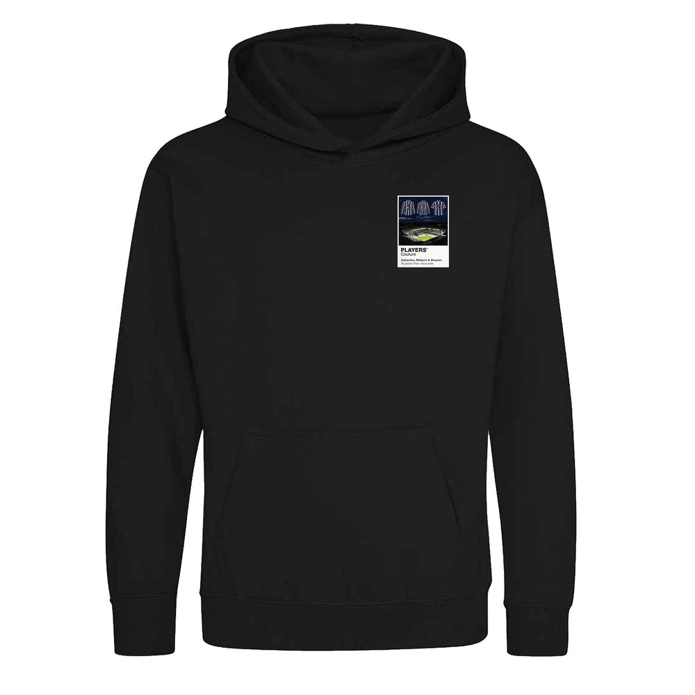 Gallacher, Milburn and Shearer Newcastle United Icons in Lights Frame Kids Hoodie in Black