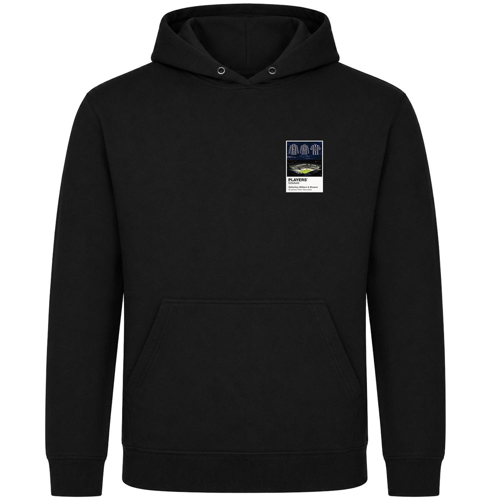 Gallacher, Milburn and Shearer Newcastle United Icons in Lights Frame Men's Hoodie in Black