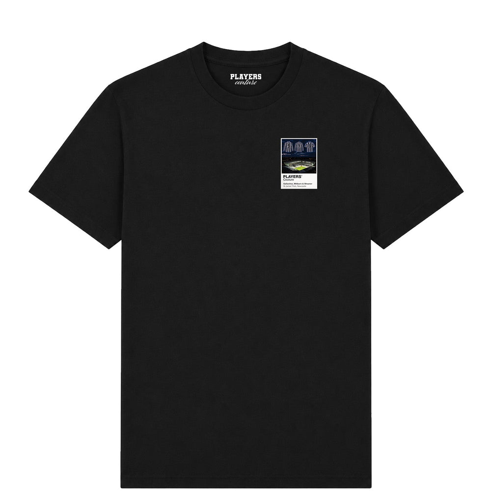 Gallacher, Milburn and Shearer Newcastle United Icons in Lights Frame Men's T-Shirt in Black