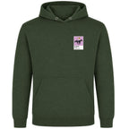 Galopin Des Champs horse racing hoodie – mens earthy green hoodie view