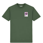 Galopin Des Champs horse racing T-shirt – mens earthy green tshirt view