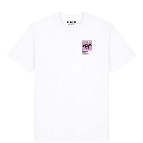 Galopin Des Champs horse racing T-shirt – mens white tshirt view