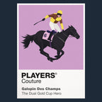Galopin Des Champs horse racing hoodie – navy view