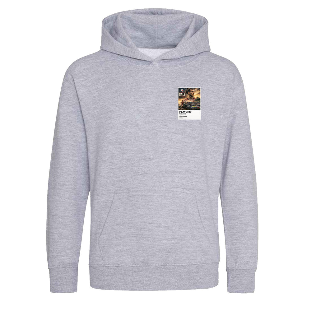 Gareth Bale Wales Atlas Frame White kids hoodie by Players Couture