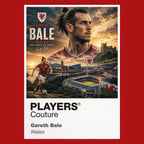 Gareth Bale Wales Atlas Frame artwork by Players Couture