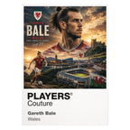 Gareth Bale Wales Atlas Frame artwork by Players Couture