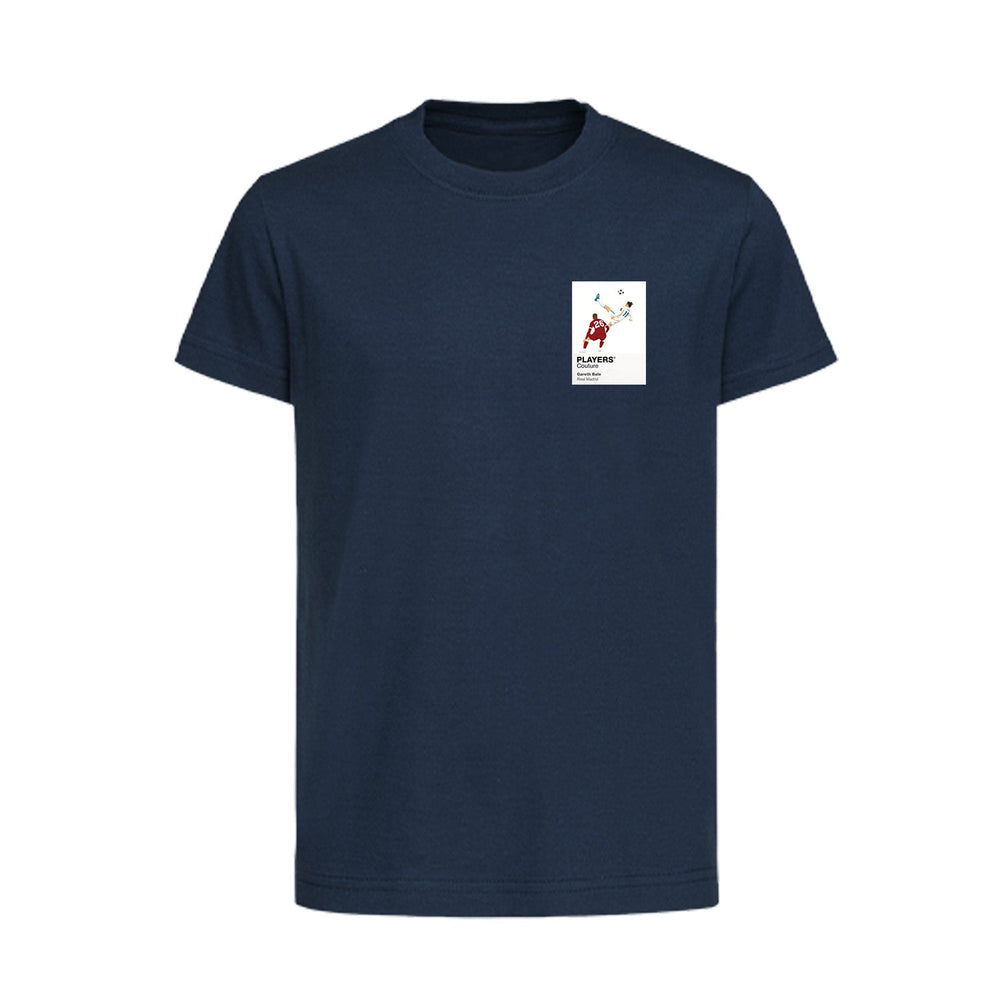 Gareth Bale Real Madrid Icon Frame Kids T-Shirt — Navy