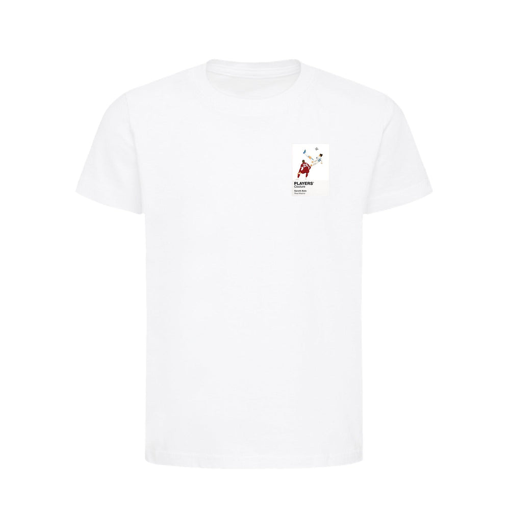 Gareth Bale Real Madrid Icon Frame Kids T-Shirt — White
