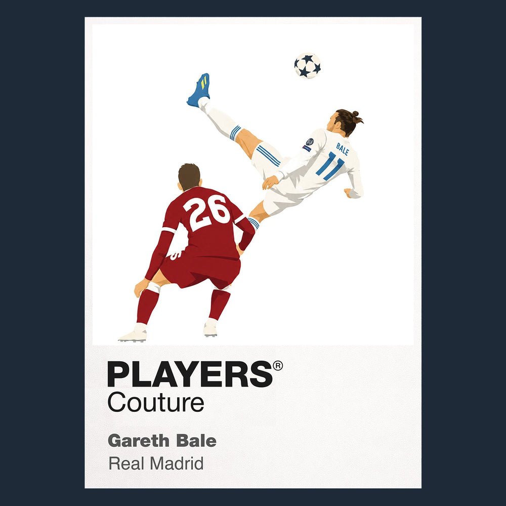Gareth Bale Real Madrid Icon Frame Kids Hoodie — Navy Artwork