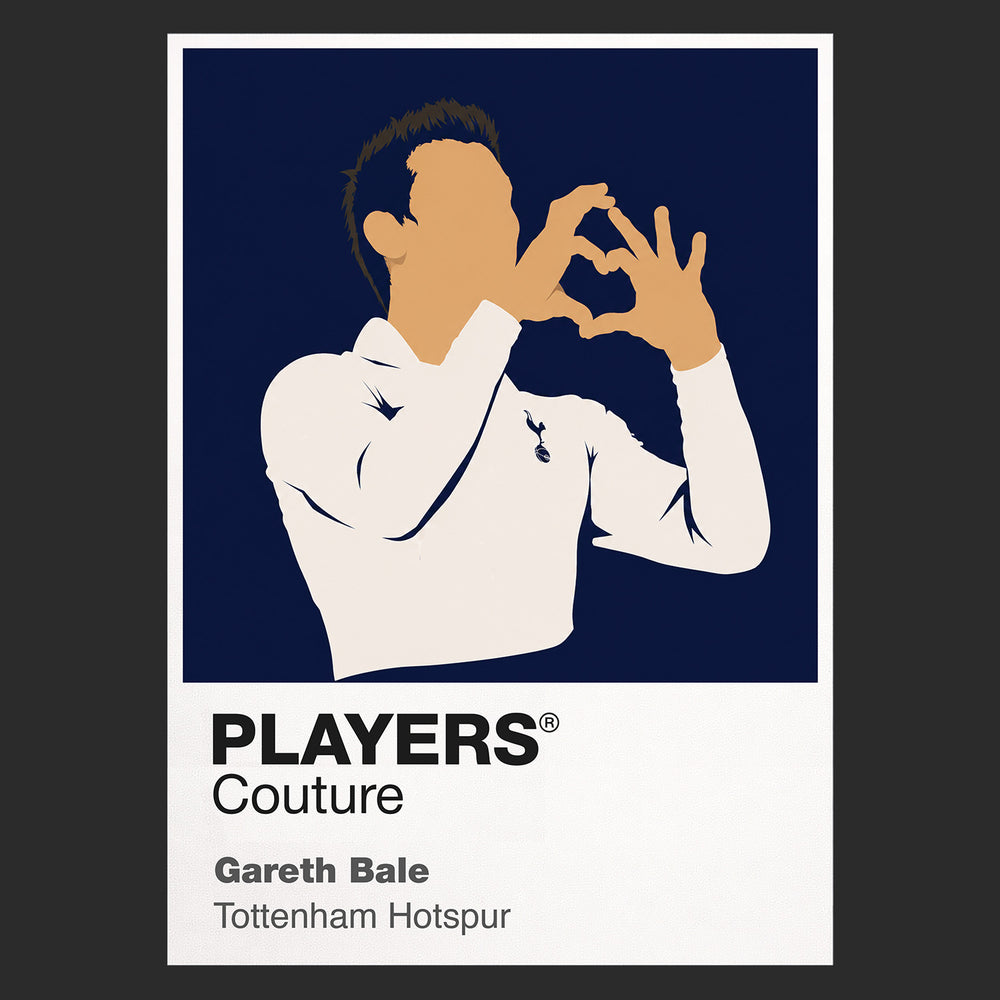 Gareth Bale Tottenham Hotspur Heart Icon Frame Men's T-Shirt