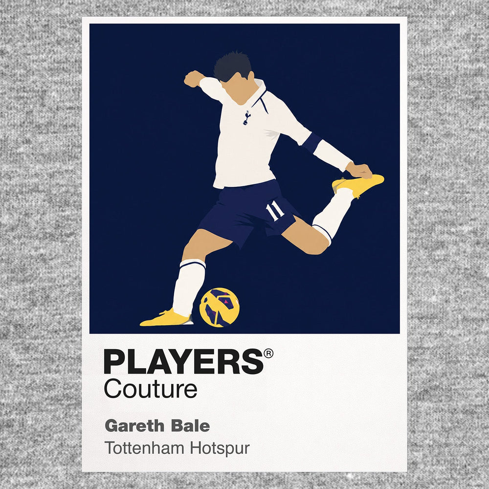 Gareth Bale Tottenham Hotspur Icon Frame Kids Hoodie — Gray Artwork