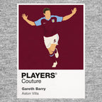 Gareth Barry Aston Villa Icon Frame — Gray