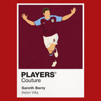 Gareth Barry Aston Villa Icon Frame — Red