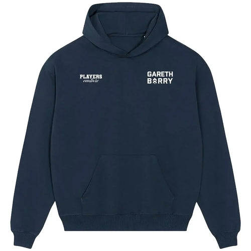 Gareth Barry hoodie – navy men's hoodie featuring the Gareth Barry Players Couture logo
