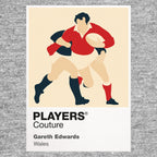 Gareth Edwards Rugby Union Icon Frame Men's Hoodie – image 6
