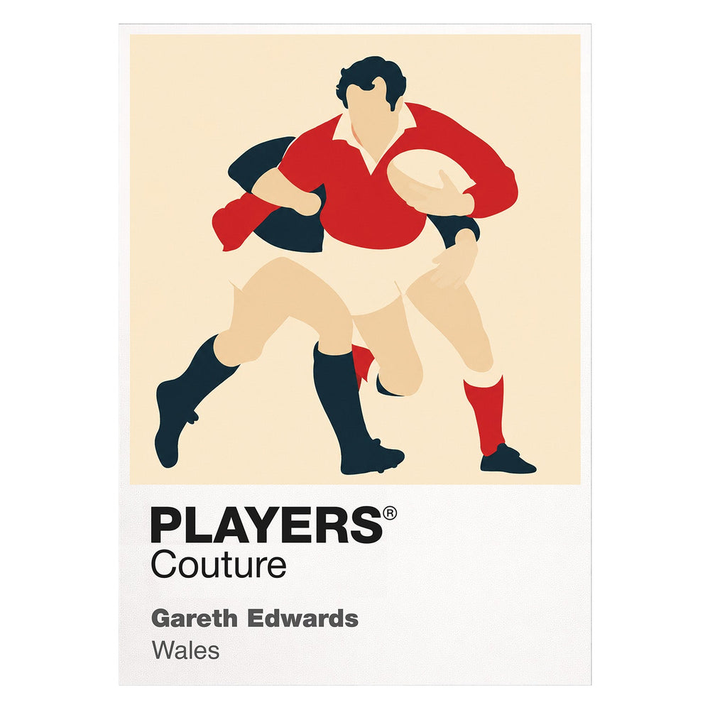 Gareth Edwards Rugby Union Icon Frame Men's T-Shirt – image 1