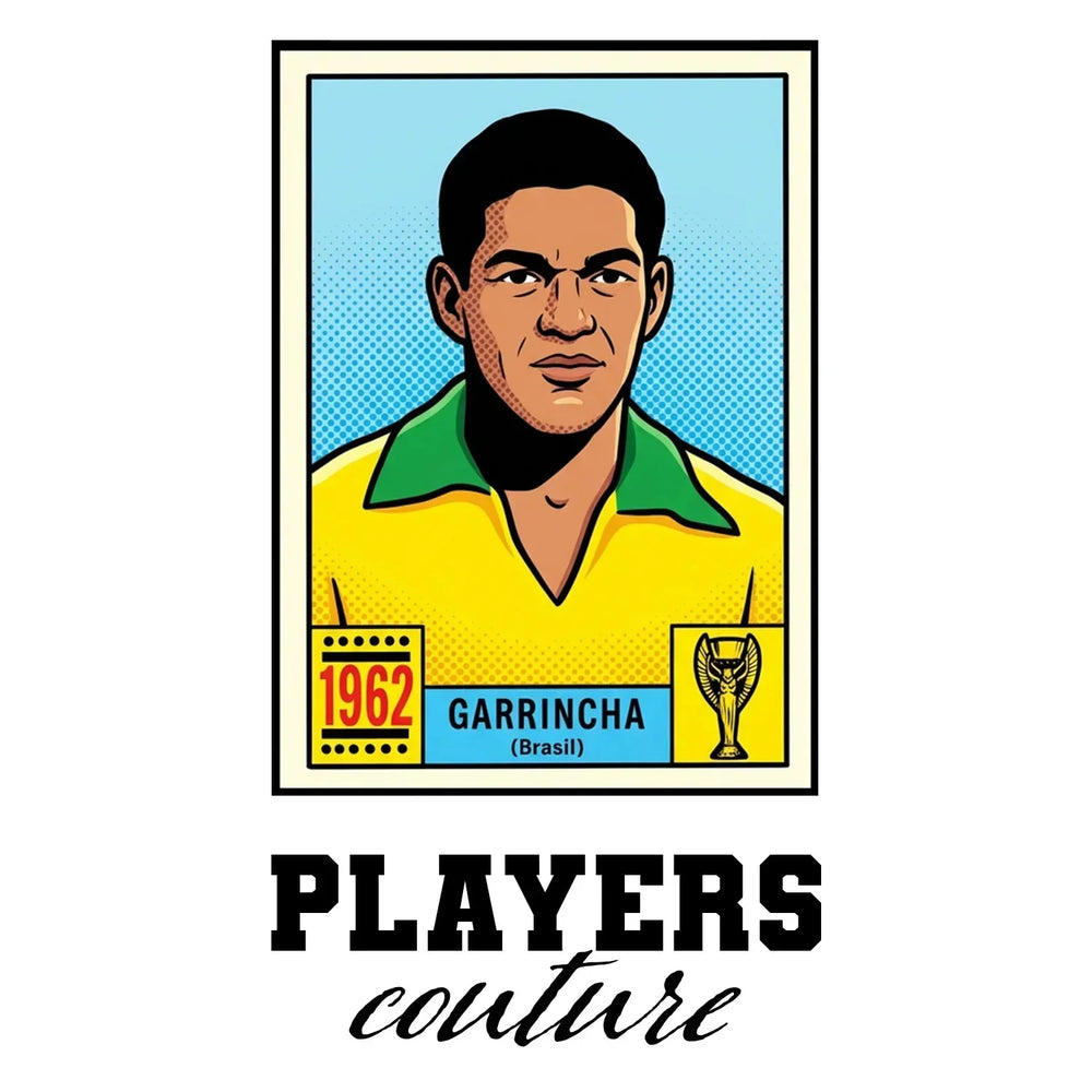 Garrincha World Cup Sticker Men's Hoodie – garrincha white Players Couture design
